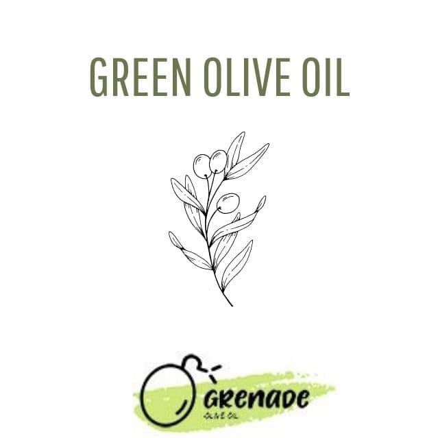 Green olive oil