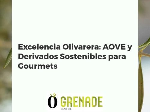 Excelencia Olivarera: AOVE y Derivados Sostenibles para Gourmets