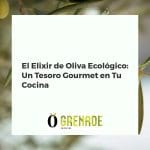 Botella de AOVE ecológico premium en mesa de madera con ingredientes mediterráneos frescos para alta cocina.