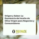 Botella de aceite de oliva virgen extra premium en mesa de madera con aceitunas y ramas de olivo, evocando calidad y origen.