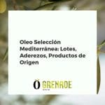 Variedad de productos gourmet mediterráneos: aceites, aderezos, aceitunas y frutos secos en un ambiente rústico.