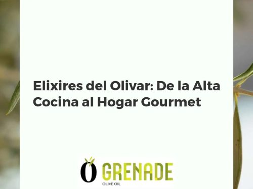 Elixires del Olivar: De la Alta Cocina al Hogar Gourmet