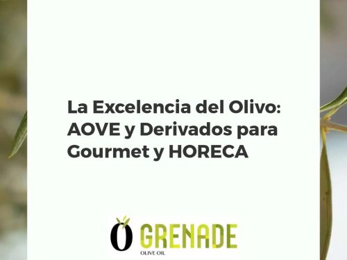 La Excelencia del Olivo: AOVE y Derivados para Gourmet y HORECA