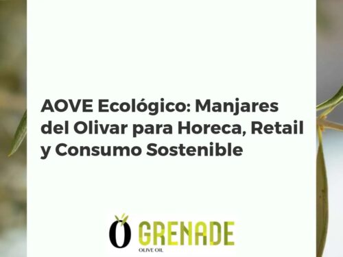 AOVE Ecológico: Manjares del Olivar para Horeca, Retail y Consumo Sostenible